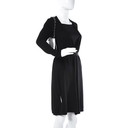 Chanel Lambskin Bi-Color Pochette Black White 2 of 14