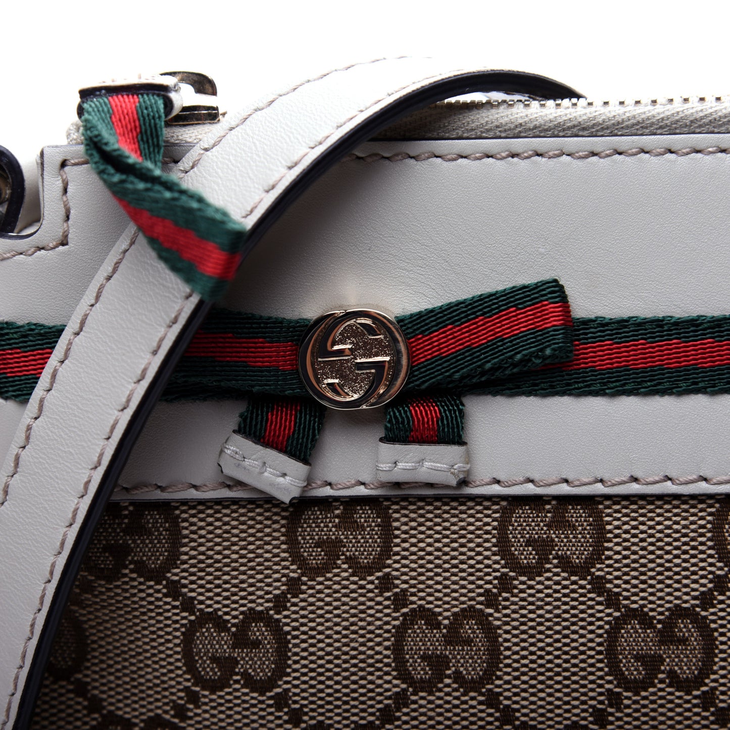 Monogram Mayfair Messenger Off White