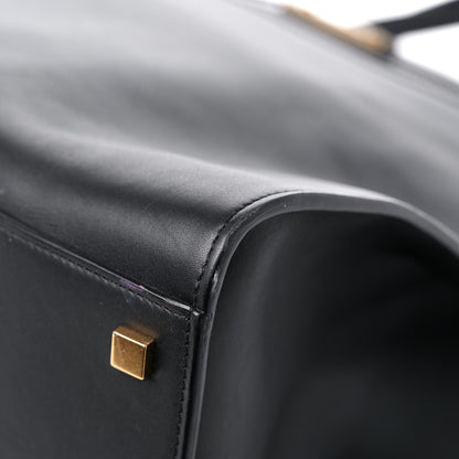Saint Laurent Calfskin Large Manhattan Shopper Tote Black 9 of 14