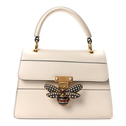 Gucci Calfskin Small Queen Margaret Top Handle Bag Mystic White 1 of 10