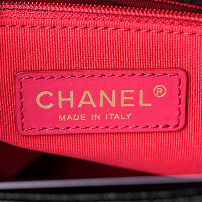 Chanel Shiny Caviar Quilted Large Chain Melody Flap Black 6 of 9