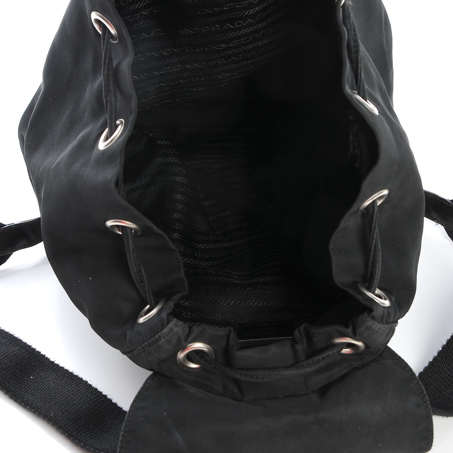 Prada Nylon Vela Small Backpack Black 5 of 15