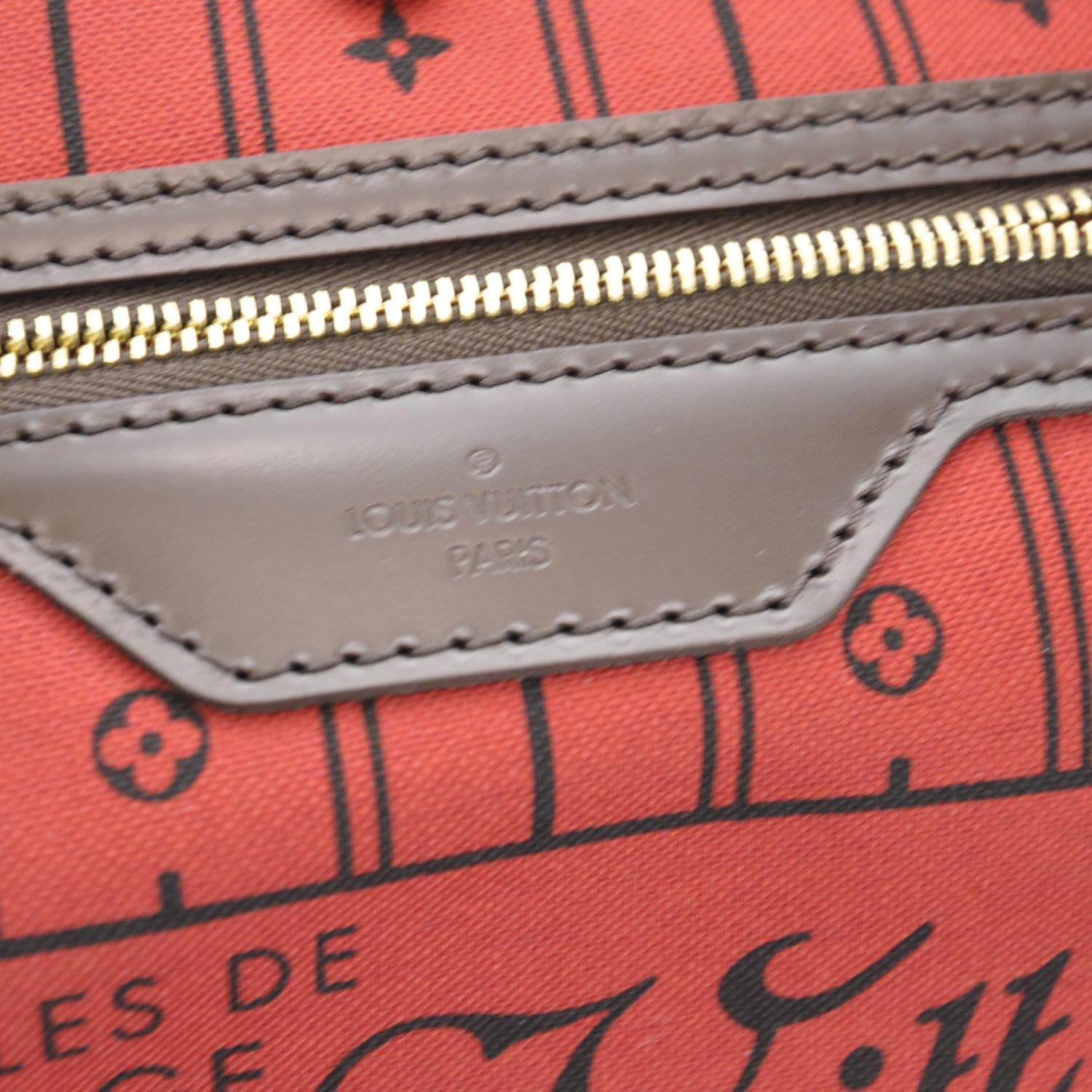 Louis Vuitton Damier Ebene Neverfull MM 9 of 9