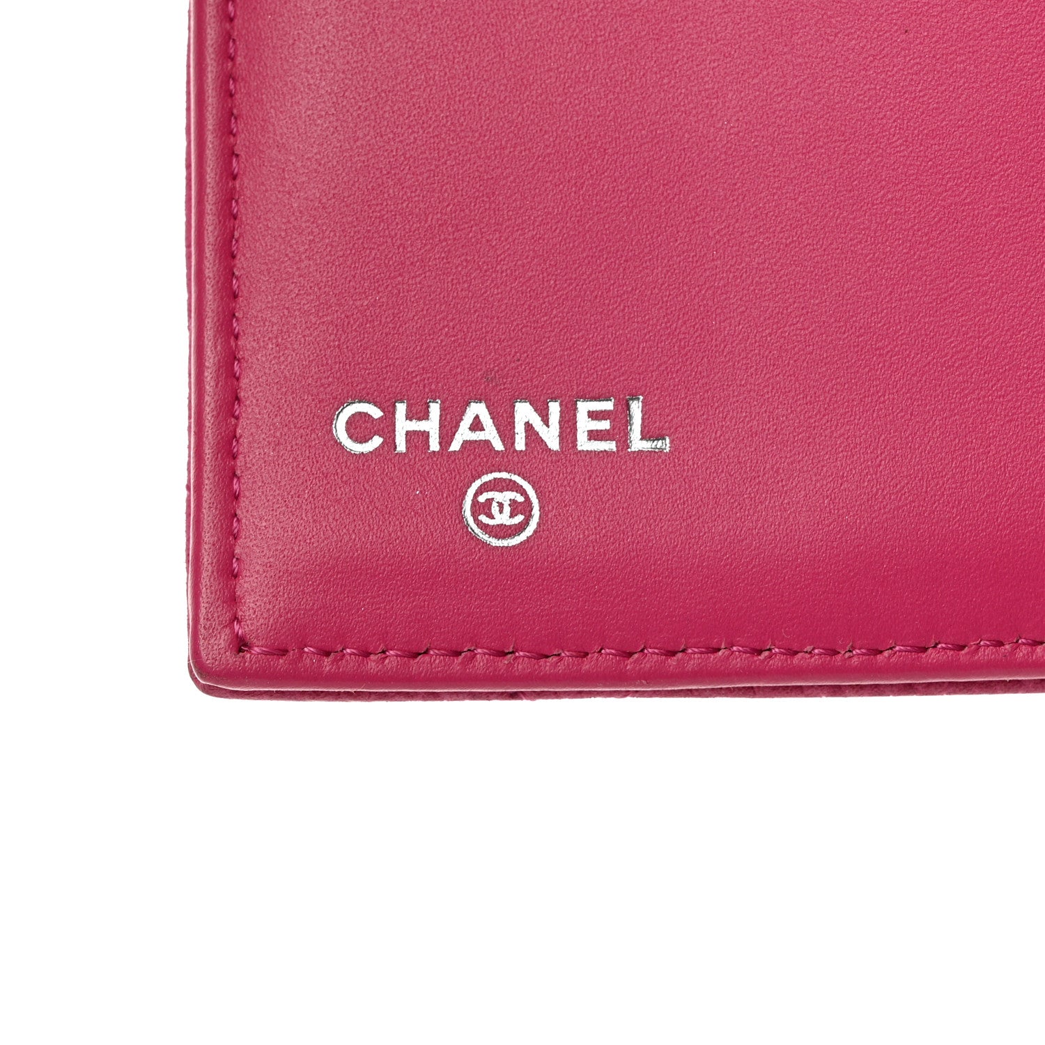 Chanel Iridescent Caviar Quilted Long Flap Wallet Dark Pink 6 of 14