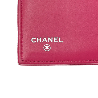 Chanel Iridescent Caviar Quilted Long Flap Wallet Dark Pink 6 of 14
