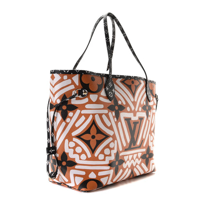 Louis Vuitton Monogram Giant Crafty Neverfull MM Creme Caramel 2 of 9