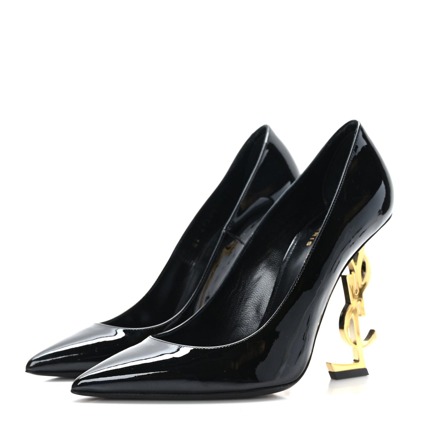 Patent Opyum 110 Pumps 37.5 Black Gold