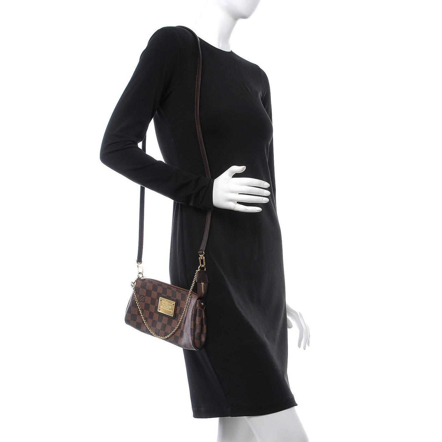 Damier Ebene Eva Clutch