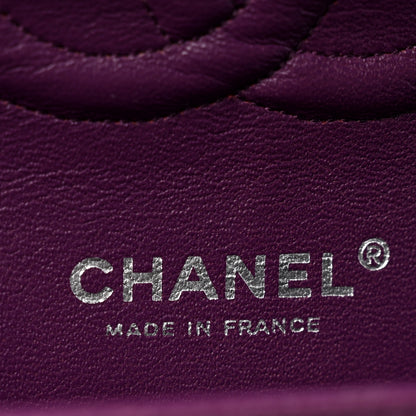 Chanel Caviar Quilted Medium Double Flap Purple 5 of 11