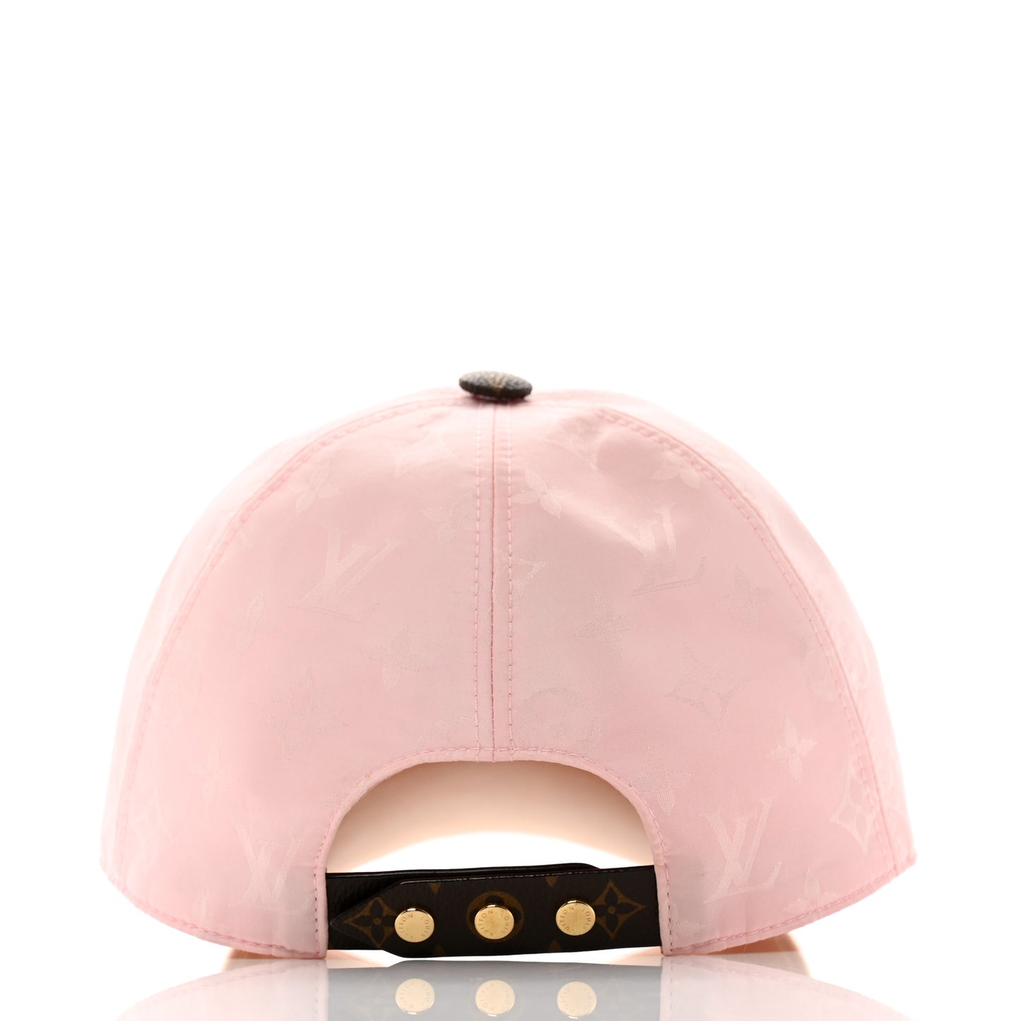 Polyester Silk Monogram LV Get Ready Cap M Pink
