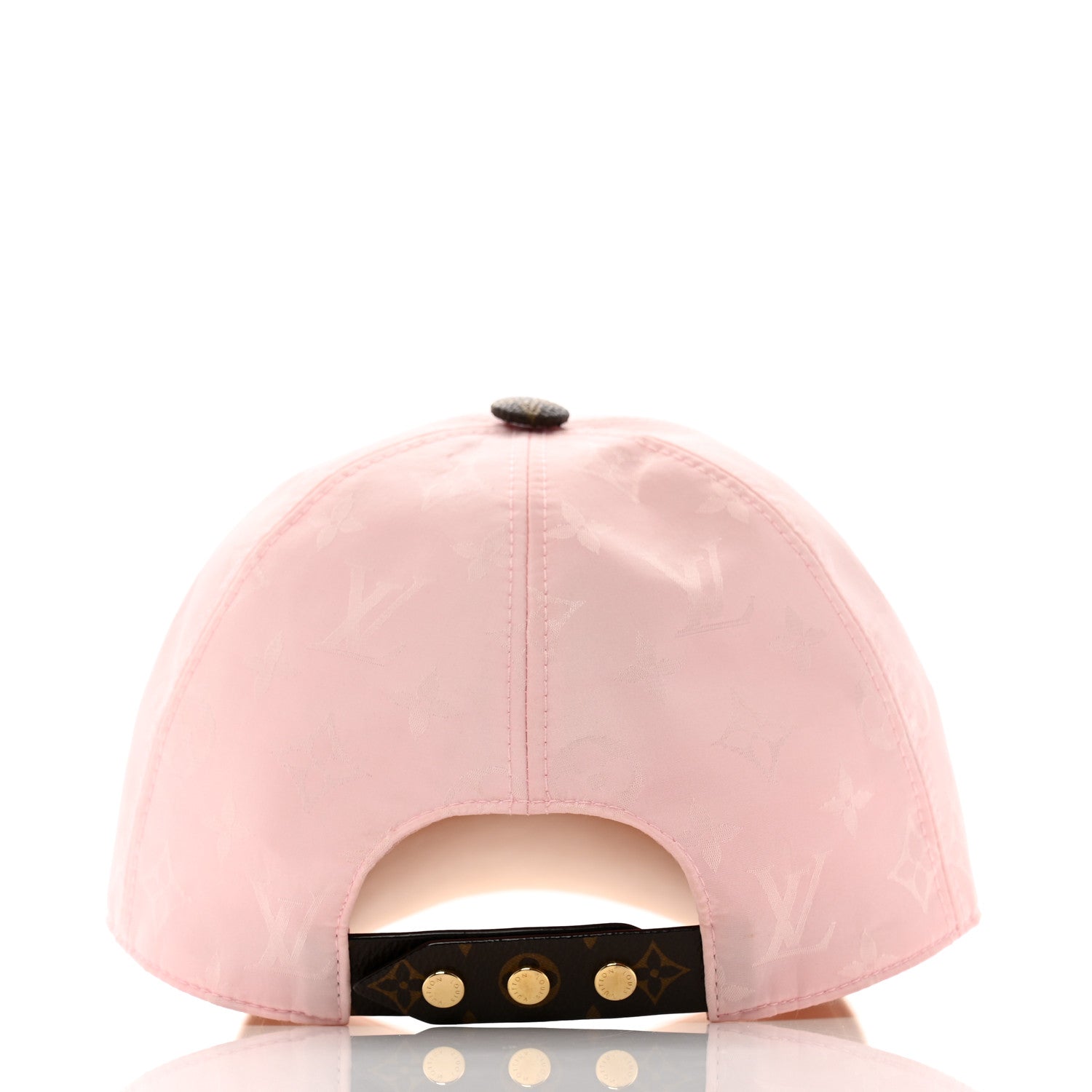 Louis Vuitton Polyester Silk Monogram LV Get Ready Cap M Pink 6 of 11