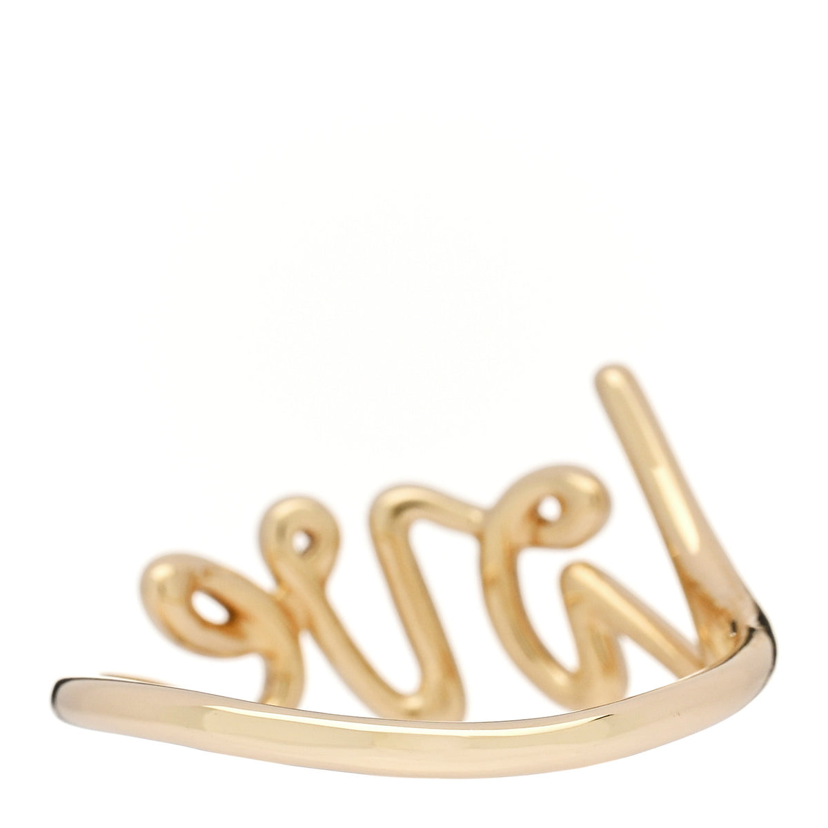18K Yellow Gold Paloma's Graffiti Love Ring 57 8