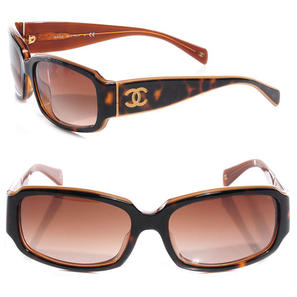 Chanel Tortoise Shell CC Sunglasses 5144 1 of 5