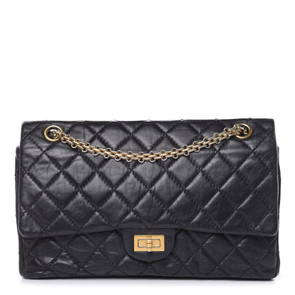 Chanel Aged Calfskin Quilted 2.55 Reissue 226 Flap Black 1 of 16