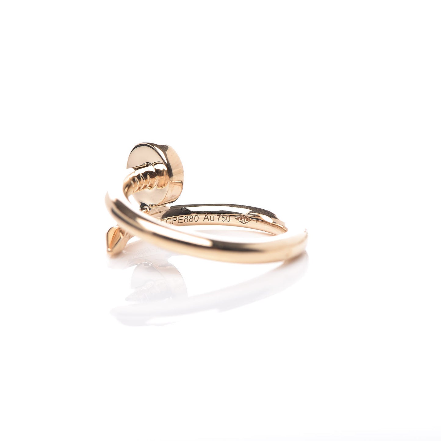 18K Yellow Gold Juste Un Clou Ring 54 6.75