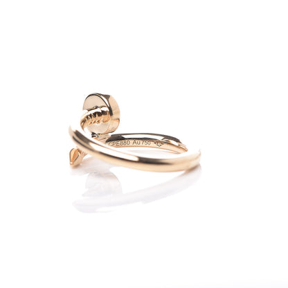 Cartier 18K Yellow Gold Juste Un Clou Ring 54 6.75 6 of 8