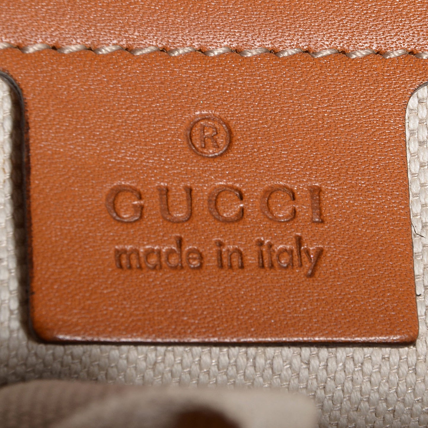 Monogram Web Medium Heritage Tote Tan