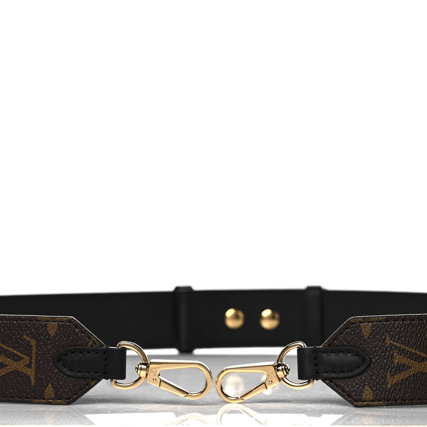 Monogram Adjustable Bandouliere Shoulder Strap Black