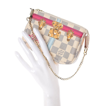 Louis Vuitton Damier Azur Summer Trunks Newport Beach Mini Pochette Accessories 2 of 8