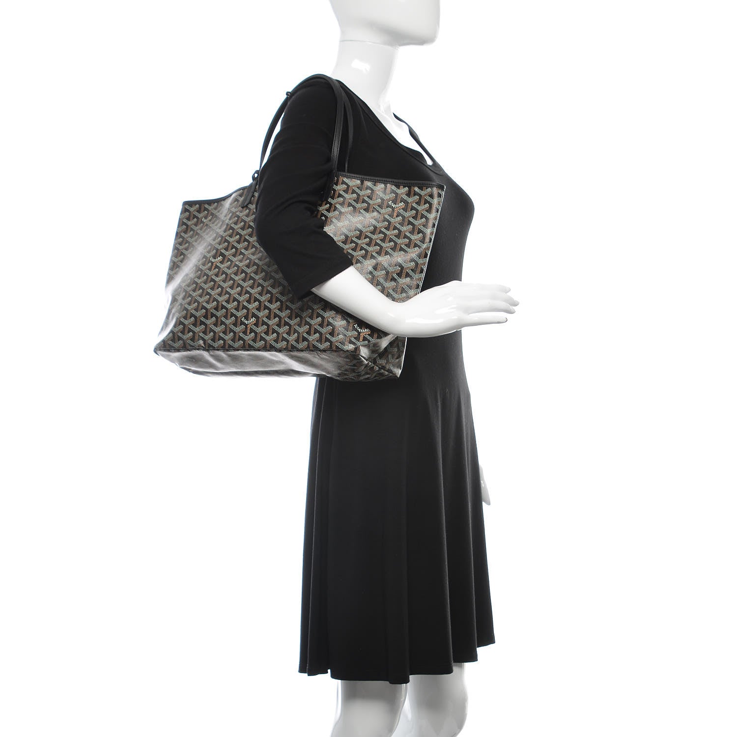 Goyard Goyardine Saint Louis PM Black 2 of 11