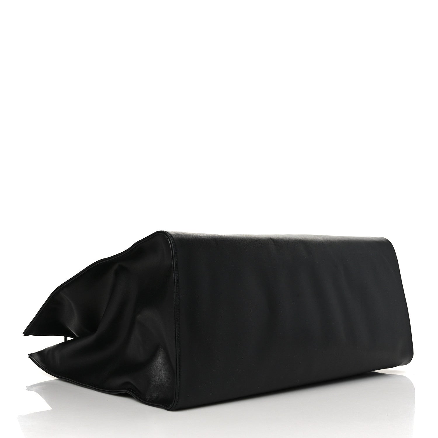 Telfar Vegan Leather Large Shopping Bag Black 4 of 9