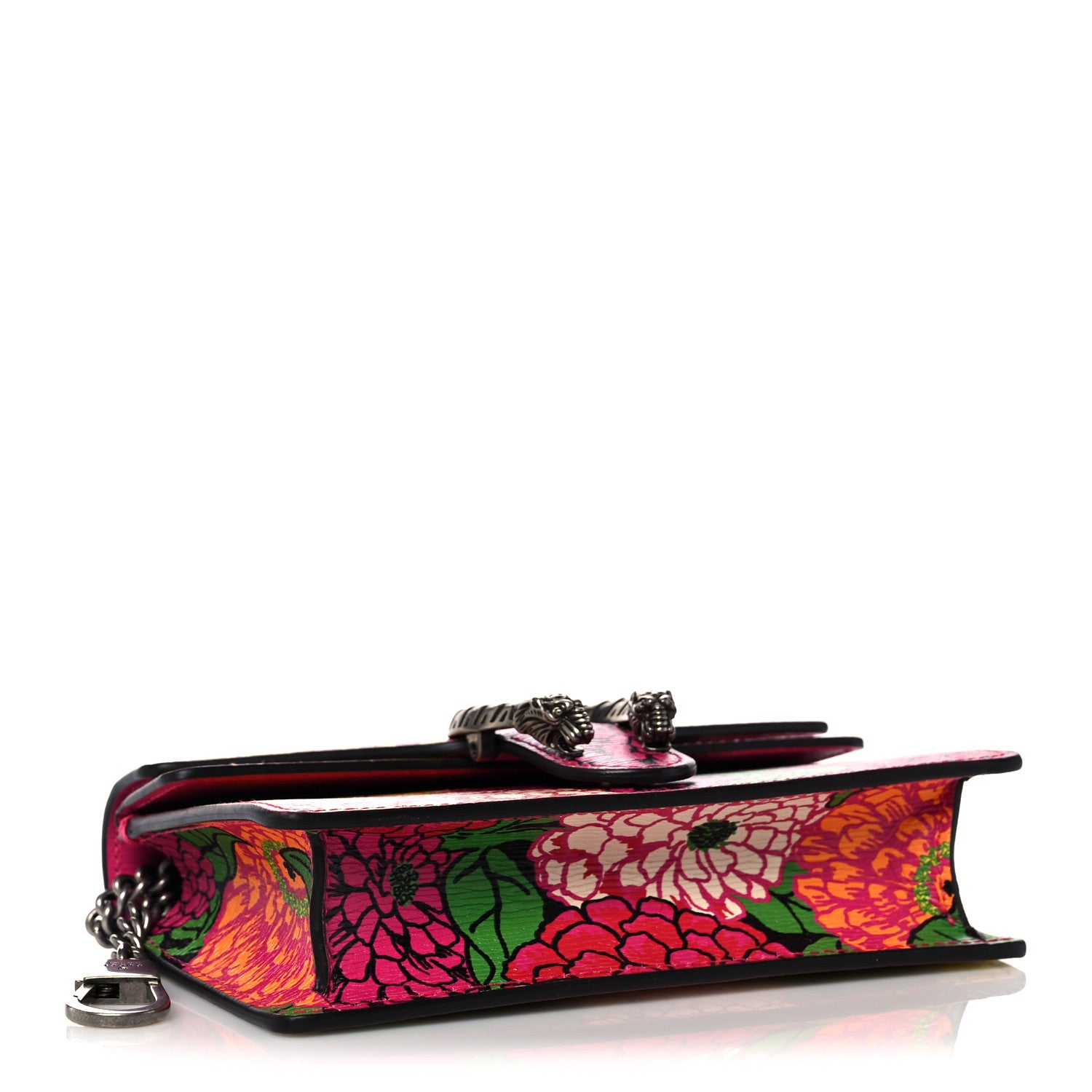 Gucci X KEN SCOTT New Shangai Calfskin Pomponica Print Super Mini Dionysus Shoulder Bag Multicolor 4 of 10