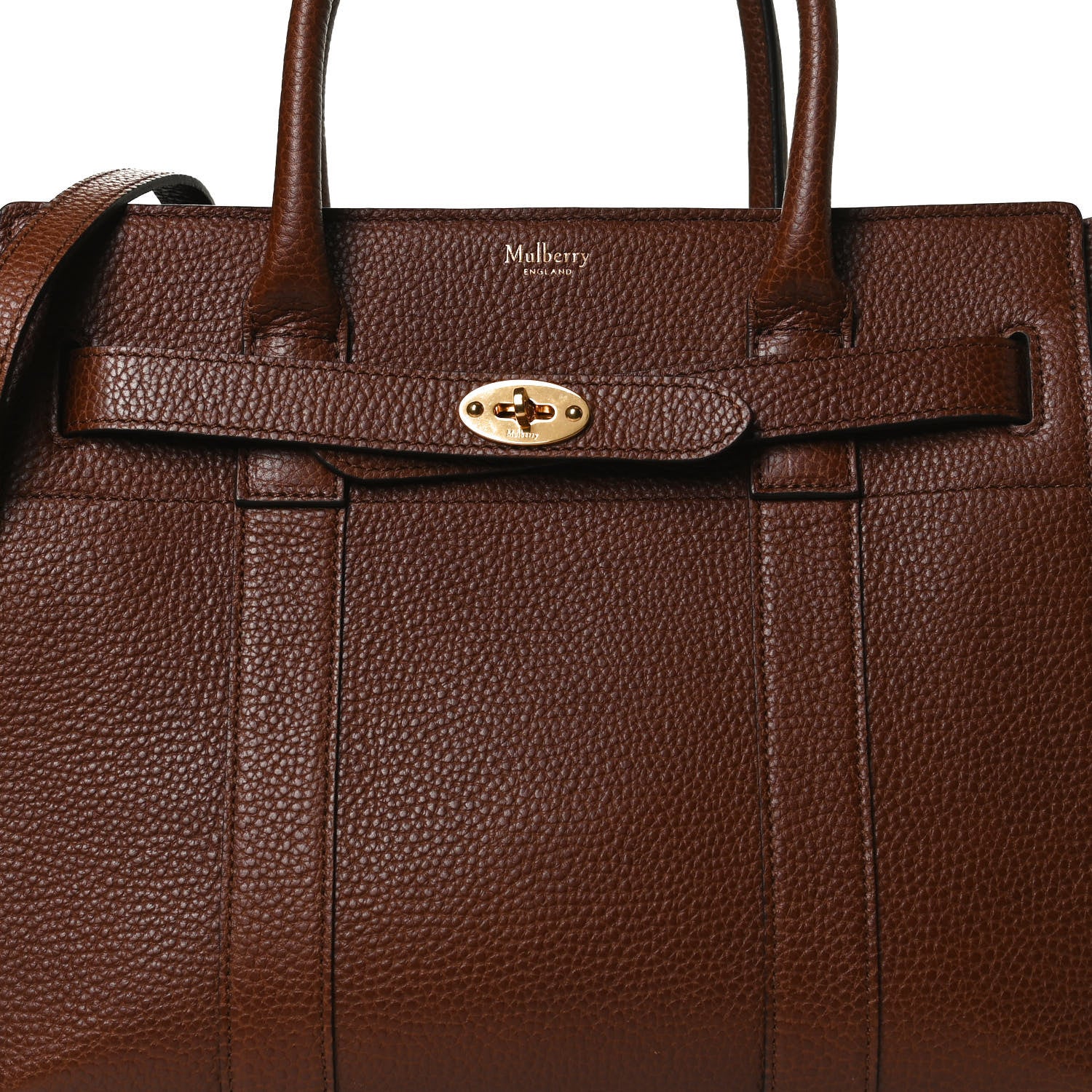 Mulberry Small Classic Grain Mini Zipped Bayswater Oak 8 of 12