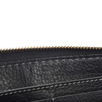 Chloe Grained Calfskin Marcie Long Zip Around Wallet Black 5 of 8