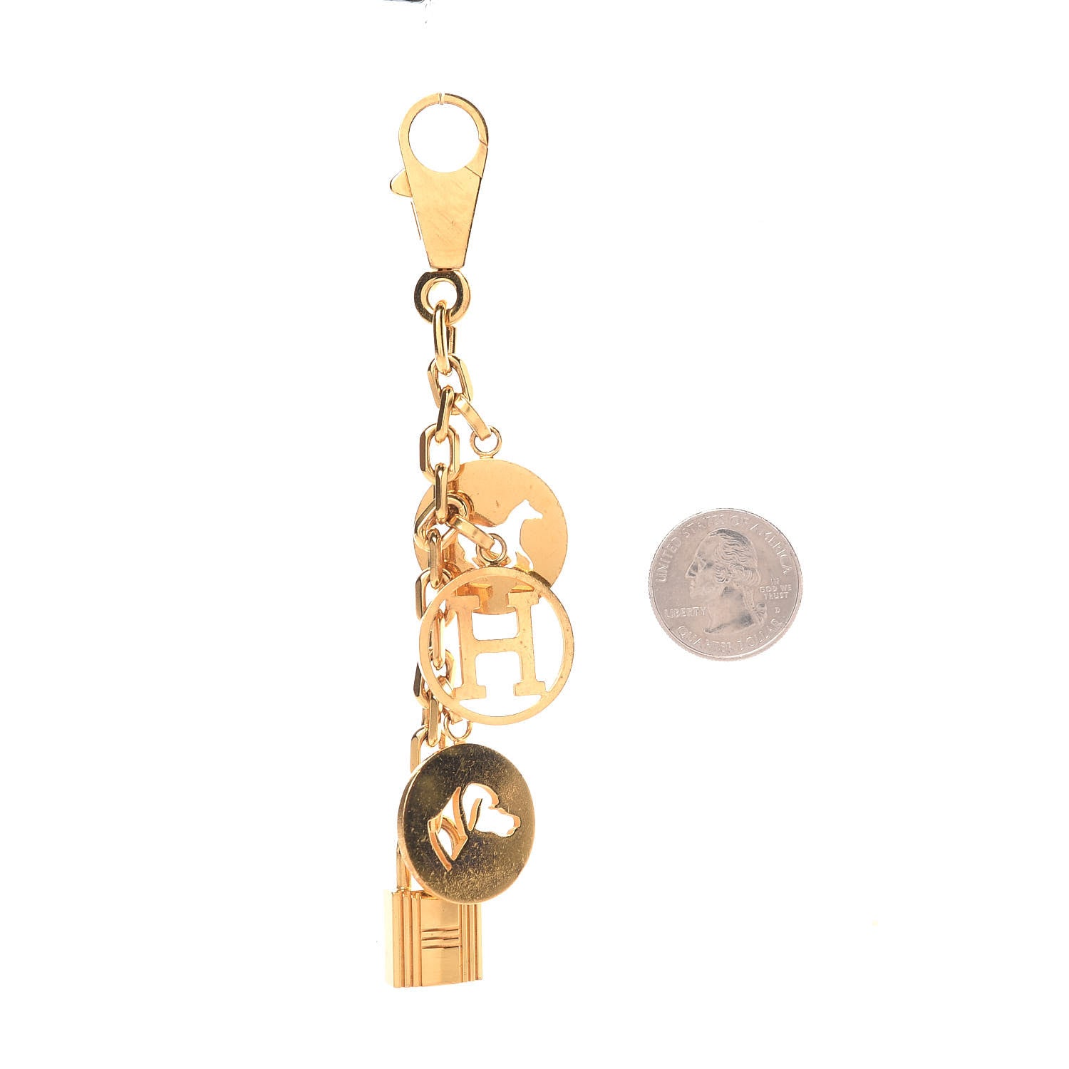 Hermes Breloque Bag Charm Gold 2 of 2