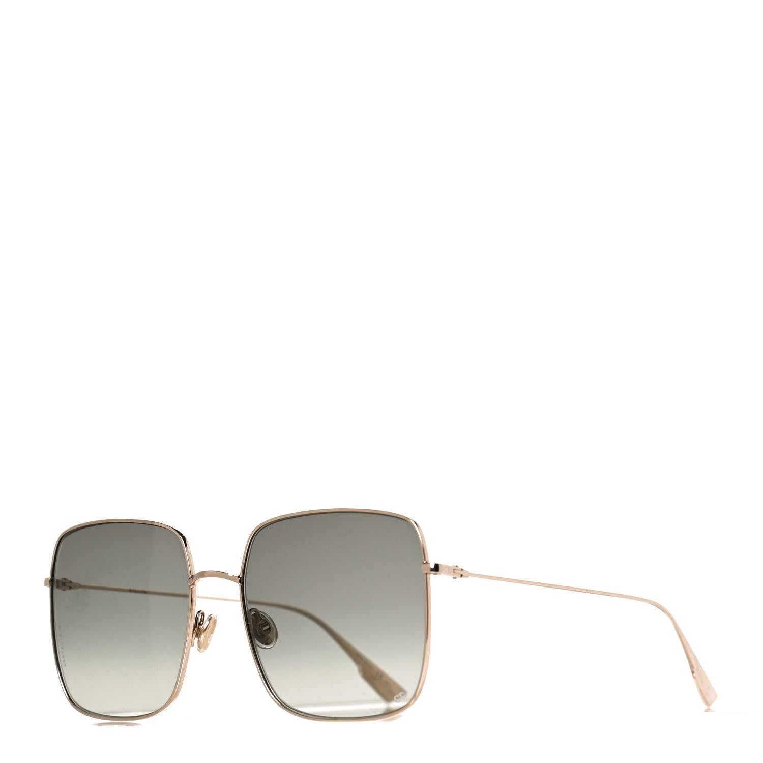 Christian Dior Metal Stellaire 1 Square Sunglasses Gold 1 of 8