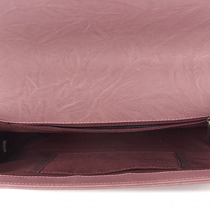 Chanel Crumpled Lambskin New Medium Studded Boy Flap Dark Pink 8 of 10