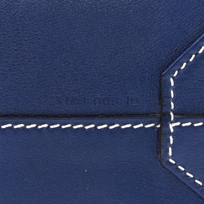 Hermes Veau Sikkim Double Sens 28 Reversible Tote Bleu Sapphire Bleu Paradis 9 of 14