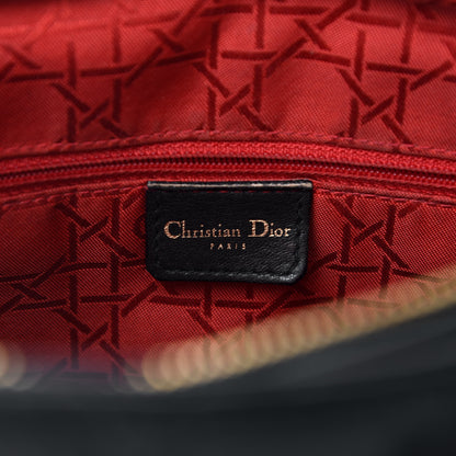 Christian Dior Lambskin Cannage Large Lady Dior Black 12 of 14