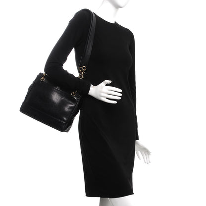 Chanel Caviar CC Shoulder Bag Black 2 of 12