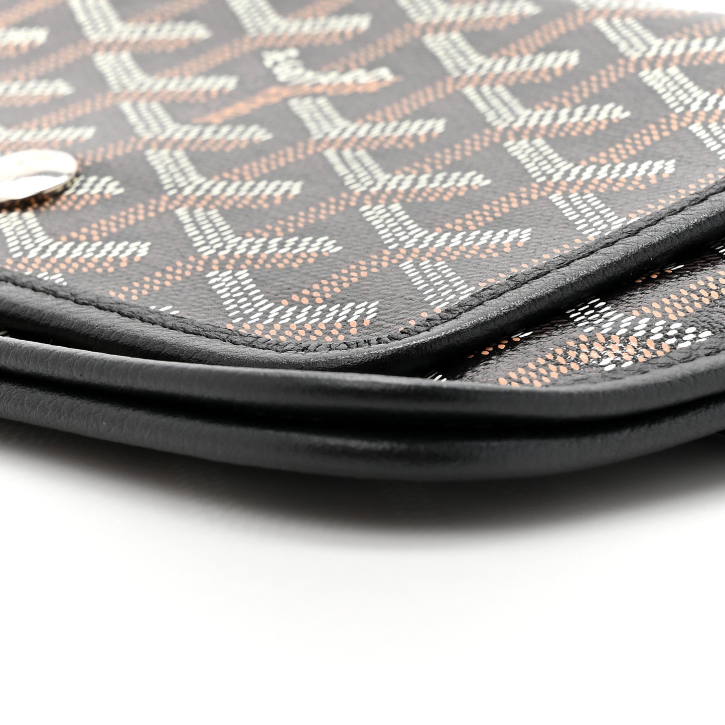 Goyardine Plumet Wallet Clutch Black