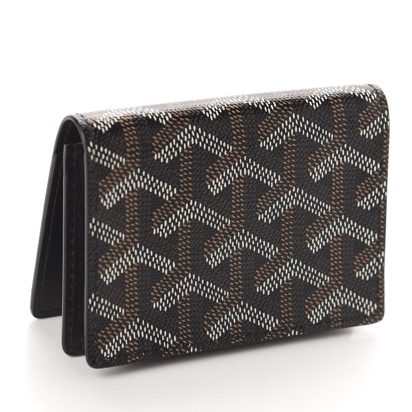 Goyardine Business Card Holder Black