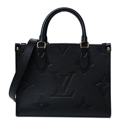 Louis Vuitton Empreinte Monogram Giant Onthego PM Black 1 of 9