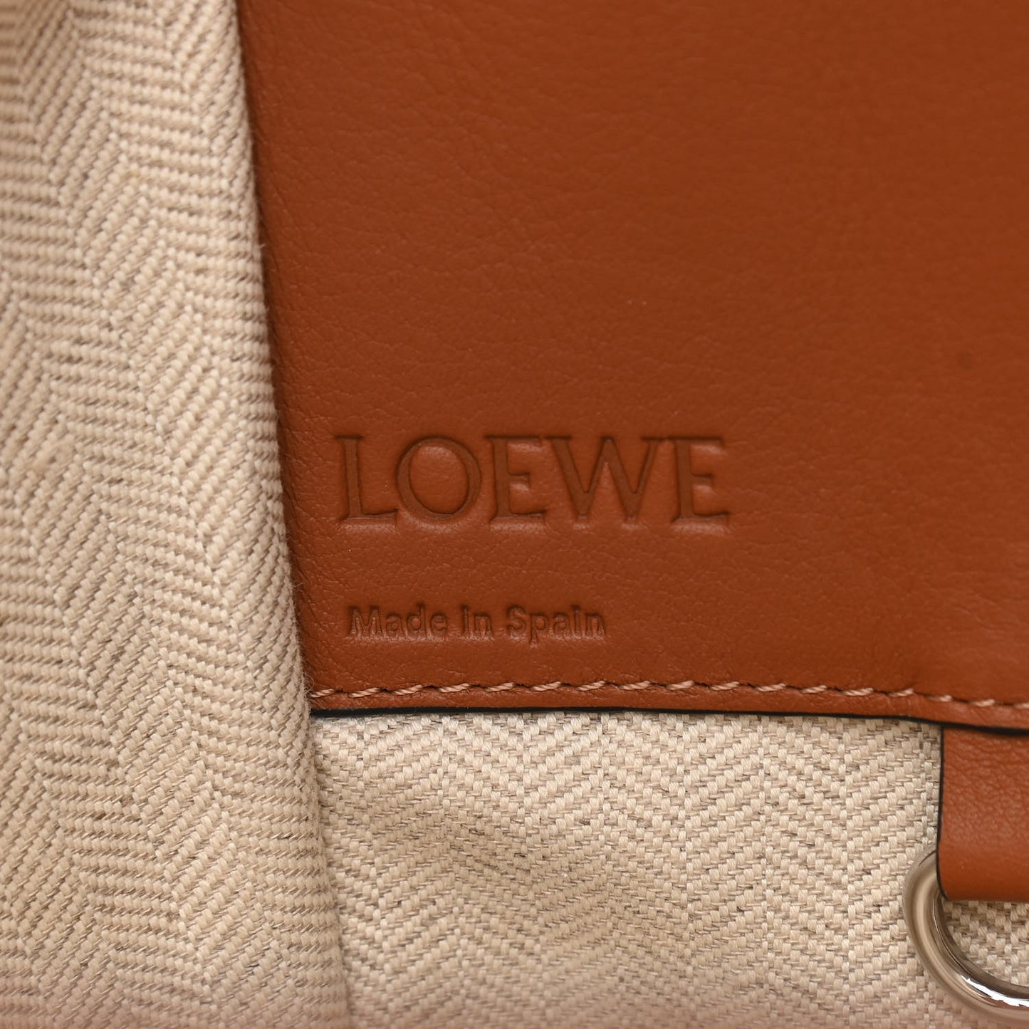 Calfskin Small Hammock Shoulder Bag Light Oat Tan