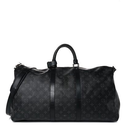 Louis Vuitton Monogram Eclipse Keepall Bandouliere 45 1 of 34