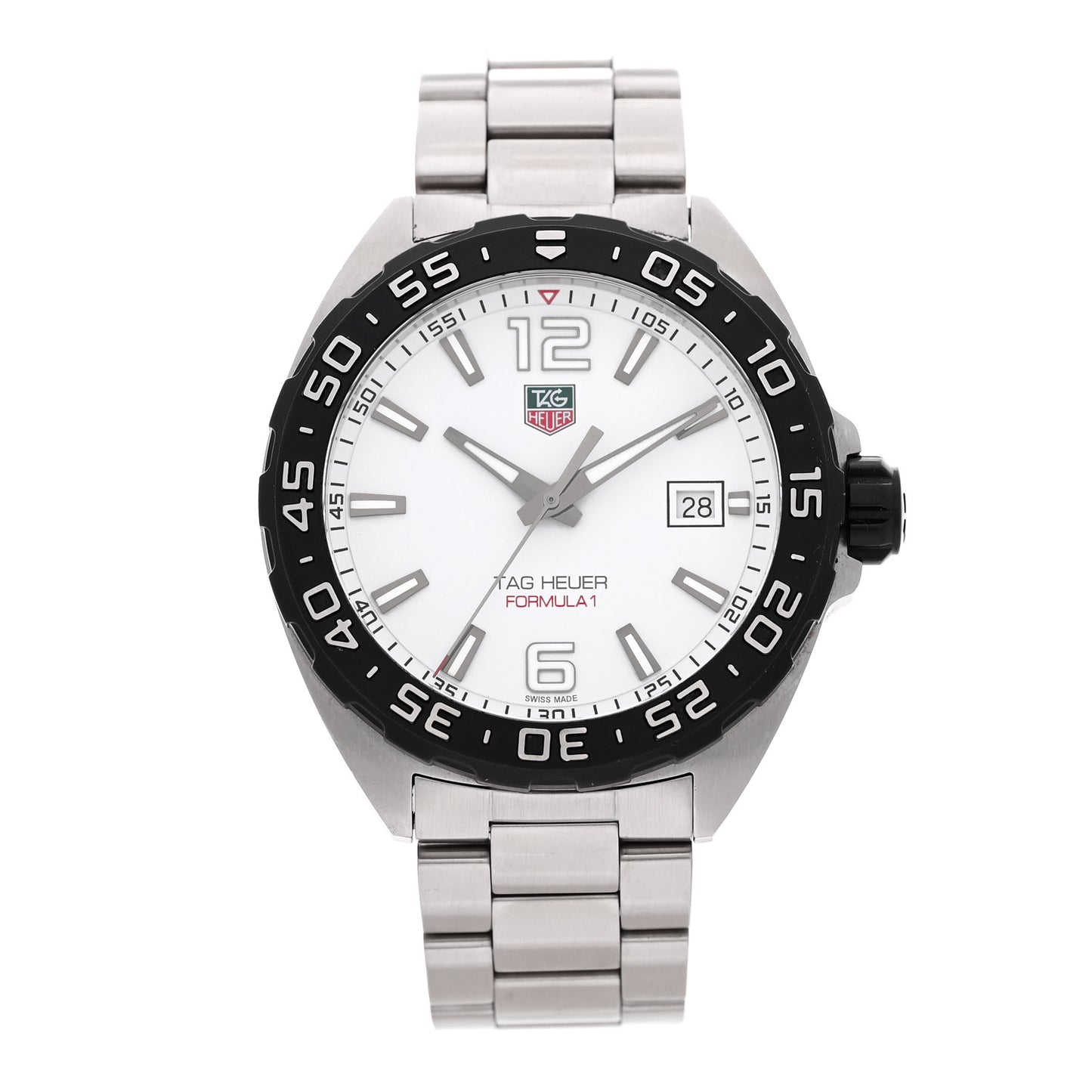Stainless Steel 41mm Formula 1 Quartz Watch White WAZ1111