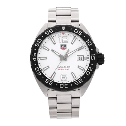 Tag Heuer Stainless Steel 41mm Formula 1 Quartz Watch White WAZ1111 1 of 4