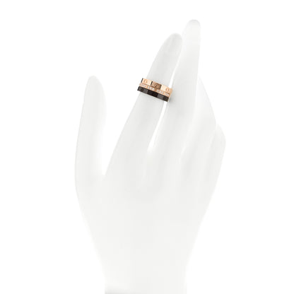 Cartier 18K Pink Gold Diamond Ceramic LOVE Ring Set 47 4 2 of 5