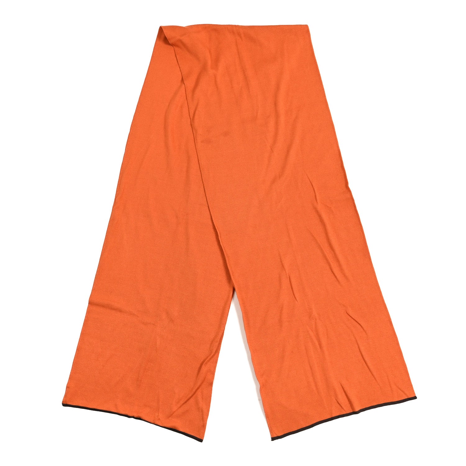 Hermes Silk Muffler Orange 2 of 3