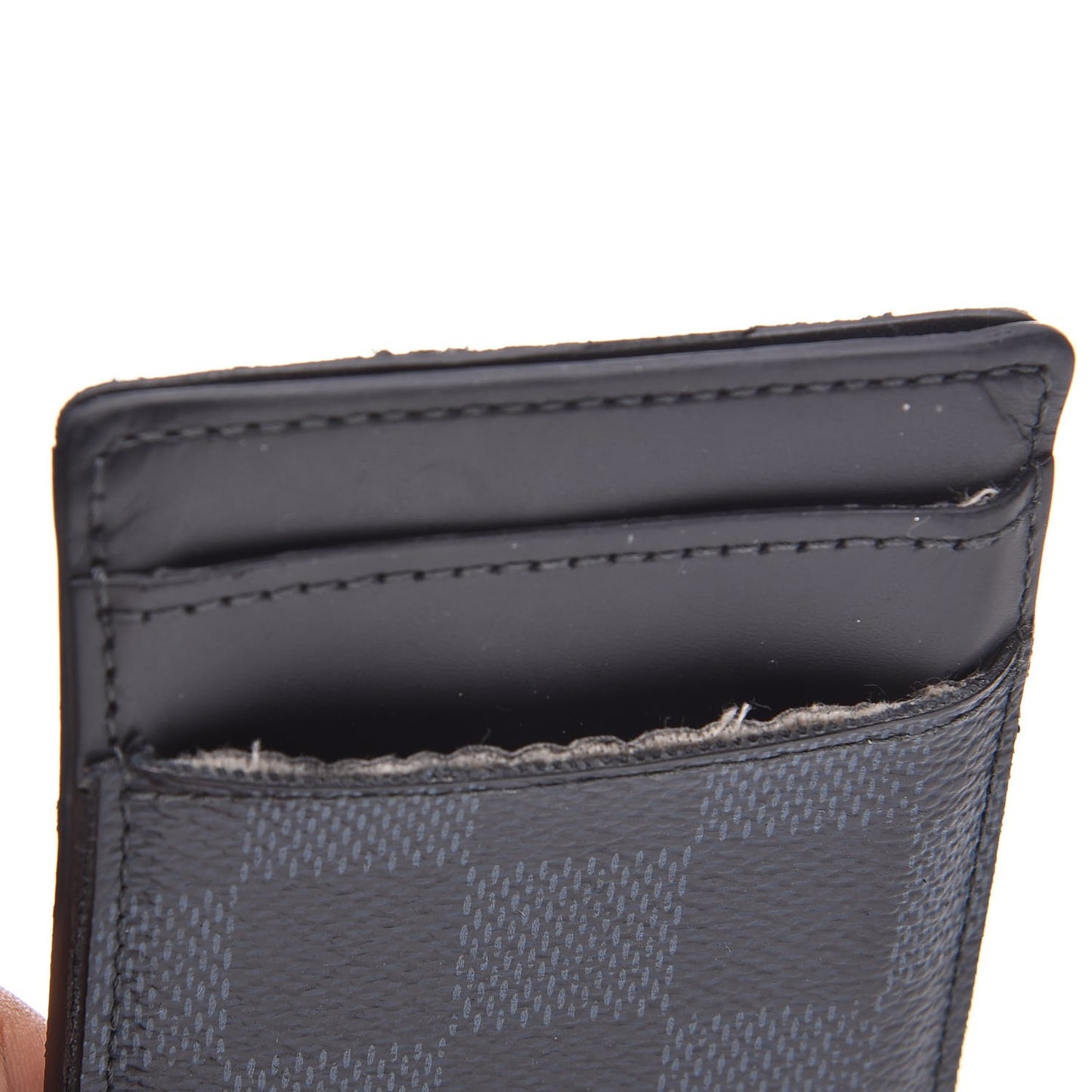 Damier Graphite Money Clip Card Holder