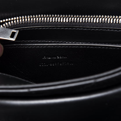 Saint Laurent Calfskin Y Quilted Monogram Small Loulou Chain Satchel Black 9 of 15