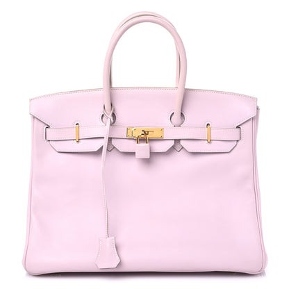 Hermes Swift Birkin 35 Rose Dragee 1 of 14