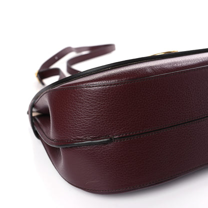 Mulberry Perforated Small Classic Grain Calfskin Amberley Satchel Oxblood 7 of 8