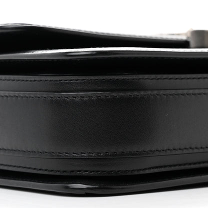 Saint Laurent Box Calfskin Monogram Medium Solferino Satchel Black 9 of 12