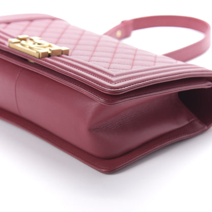 Chanel Lambskin Quilted Medium Boy Flap Red 7 of 10