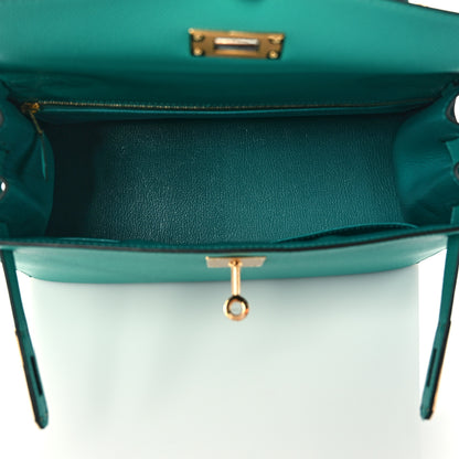 Hermes Epsom Kelly Sellier 28 Vert Verone 5 of 13